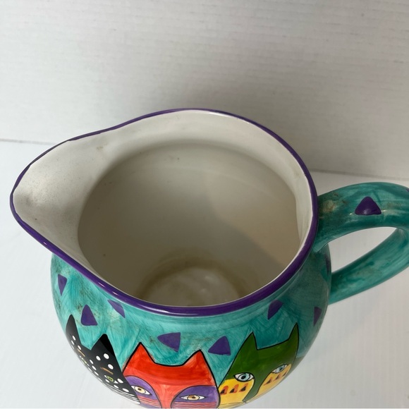 Laurel Burch jug cats - Picture 2 of 5